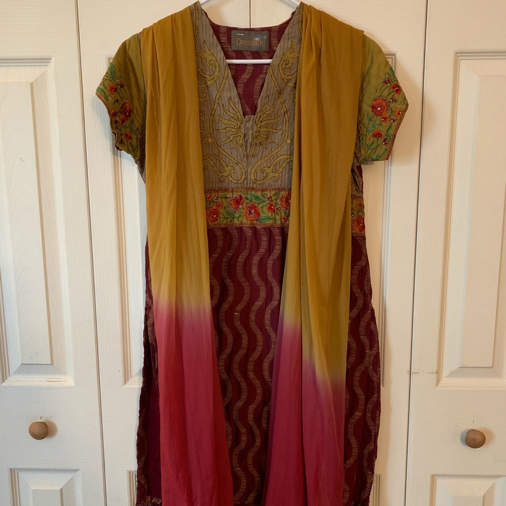 Dressline kurti dress & scarf
